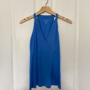 Lilly Pulitzer blue cotton tank top